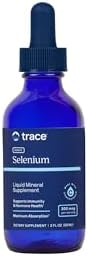 Trace Minerals | Liquid (Жидкость) Ionic Selenium 300 mcg Dietary Supplement | Antioxidant, Supports Immunity, Thyroid Health | Vegan, Gluten Free, Non-GMO | 2 fl oz (Жидкие унции) (1 pack), 48 servings Trace Minerals