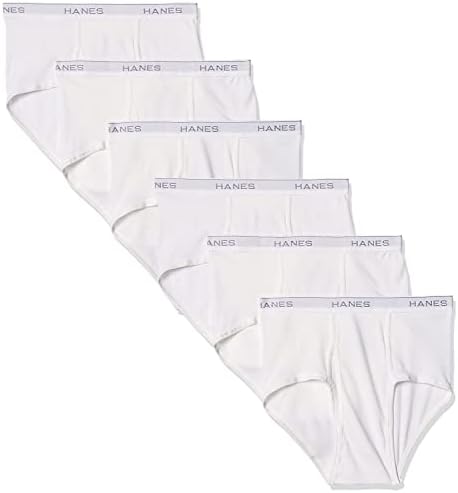 Мужские Трусы Hanes 6-Pack FreshIQ Tagless Cotton Brief Hanes