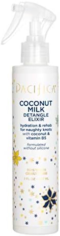 Pacifica Beauty Coconut Milk Detangle Elixir, Detangling Spray & Leave-on Conditioning For Minimizing Breakage, Coconut Scent, Vegan & Cruelty-Free Pacifica