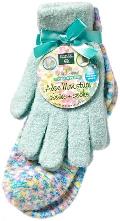 Earth Therapeutics Aloe Moisture Gloves & Socks Set - Confetti/Celedon Earth Therapeutics