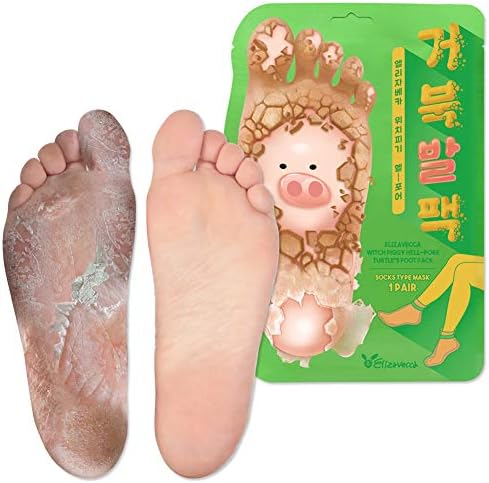 Elizavecca/Foot Peel /1 Foot Pack 2 Pairs Foot Mask - Boots for Exfoliating/foot pack review/foot pack before and after Elizavecca