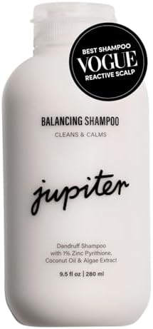 Jupiter Oil Control & Exfoliation Set - Anti Dandruff Shampoo, Conditioner, Restoring Serum, Scalp Brush & Purifying Mask For Women & Men - Dermatologist-Formulated For Flaky, Itchy, Oily, & Dry Scalp Jupiter