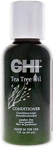 CHI Tea Tree Oil Conditioner, Strengthens Hair & Invigorates & Soothes Worn Out Locks, Sulfate, Paraben, & Cruelty-Free, 2 Oz CHI