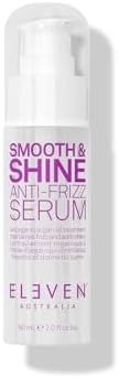 ELEVEN AUSTRALIA Smooth & Shine Anti-Frizz Serum Lightweight Treatment for All Hair Types - 2 Fl Oz ELEVEN AUSTRALIA