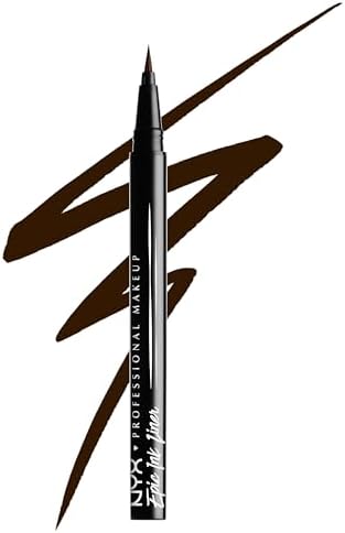 NYX PROFESSIONAL MAKEUP Epic Ink Liner, Waterproof Liquid Eyeliner - Brown, Vegan Formula Nyx