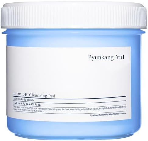 [PKY] PYUNKANG YUL Low pH Cleansing Pad, 140ml 70ea Makeup Cleansing Wipes Hypoallergenic and dermatologist-tested Pyunkang Yul