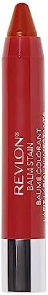 Revlon Lip Balm, Tinted Lip Stain, Face Makeup with Lasting Hydration, Infused with Shea Butter, Mango & Coconut Butter, Shimmer Finish, 055 Adore, 0.01 Oz Revlon