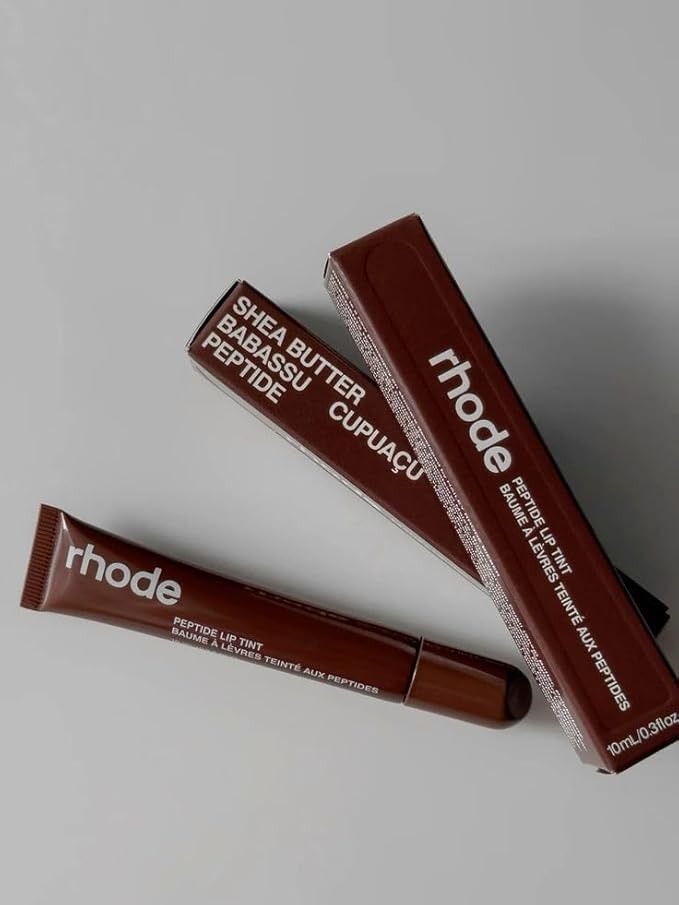 Rhode Peptide Lip Tint, Sheer Color and Hydrating Finish, 3 fl oz, 10ml (Espresso) Rhode