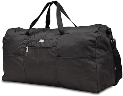 Унисекс Дорожная Сумка Samsonite Foldaway Packable Duffel Bag, Черная, Экстра Большая Samsonite