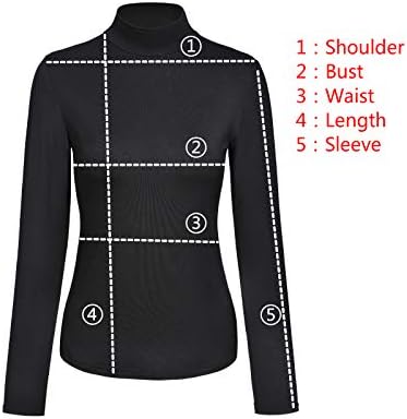 Женская Спортивная Одежда Kindcall Slim Fitted Mock Turtleneck Kindcall