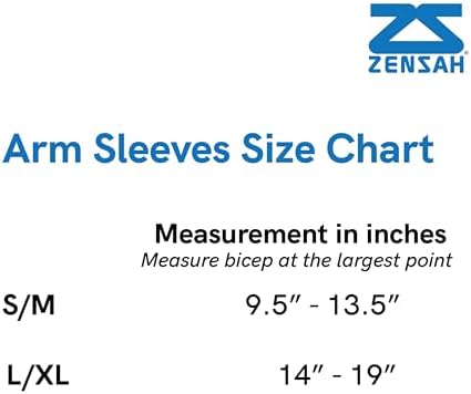 Zensah Compression Arm Sleeves - Sun, UV Protection, Thermal Regulating Sleeve, Made in USA Zensah