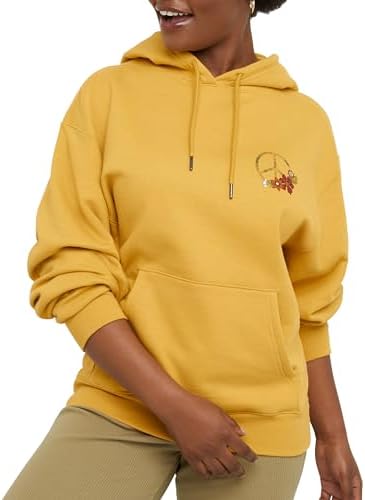 Hanes Originals Pullover Hoodie, Midweight Fleece Hooded Sweatshirt for Women, Available in Plus Hanes