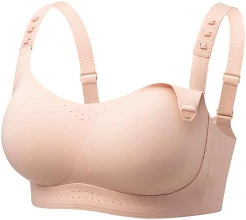 Momcozy Pumping and Nursing Bra for Breastfeeding, 3-in-1 Maternity Bra, CozyFitClasp for Wearable Breast Pump M5, S12 Pro Momcozy