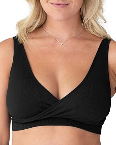 Kindred Bravely Sublime Adjustable Crossover Nursing Bra for Breastfeeding | Wireless Maternity Bra Kindred Bravely