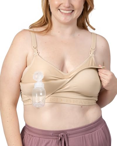 Kindred Bravely Sublime Contour Hands Free Pumping Bra and Maternity Bra | Supportive Nursing Bras for Breastfeeding Kindred Bravely