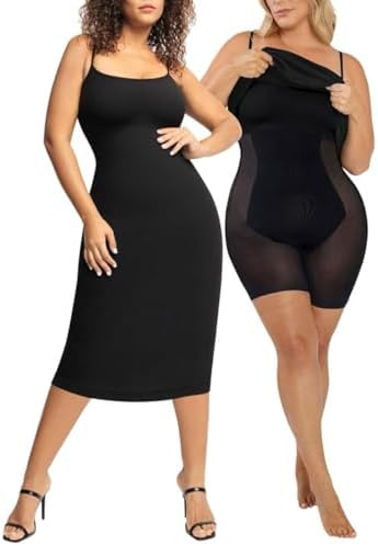 Женская Ночная сорочка Popilush Платье Bodycon Midi с встроенным бюстгальтером Popilush