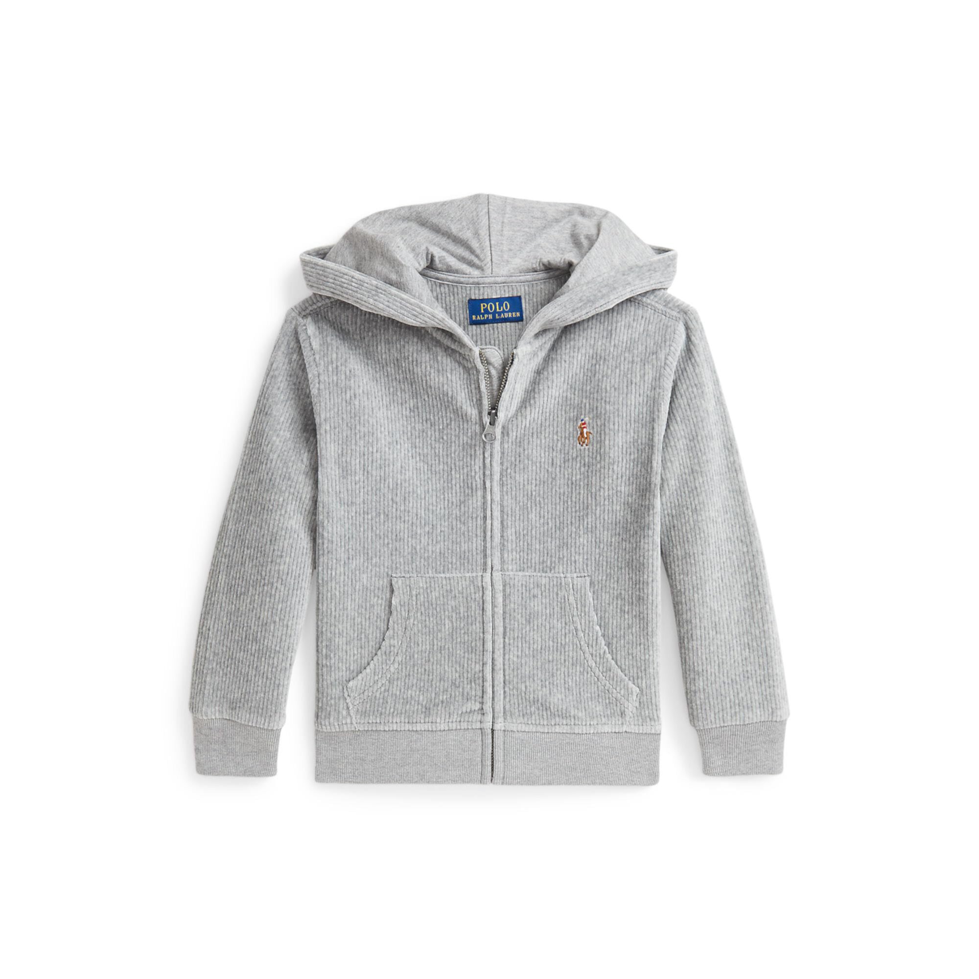 Детский Свитер Polo Ralph Lauren Knit Corduroy Full Zip Hoodie Polo Ralph Lauren