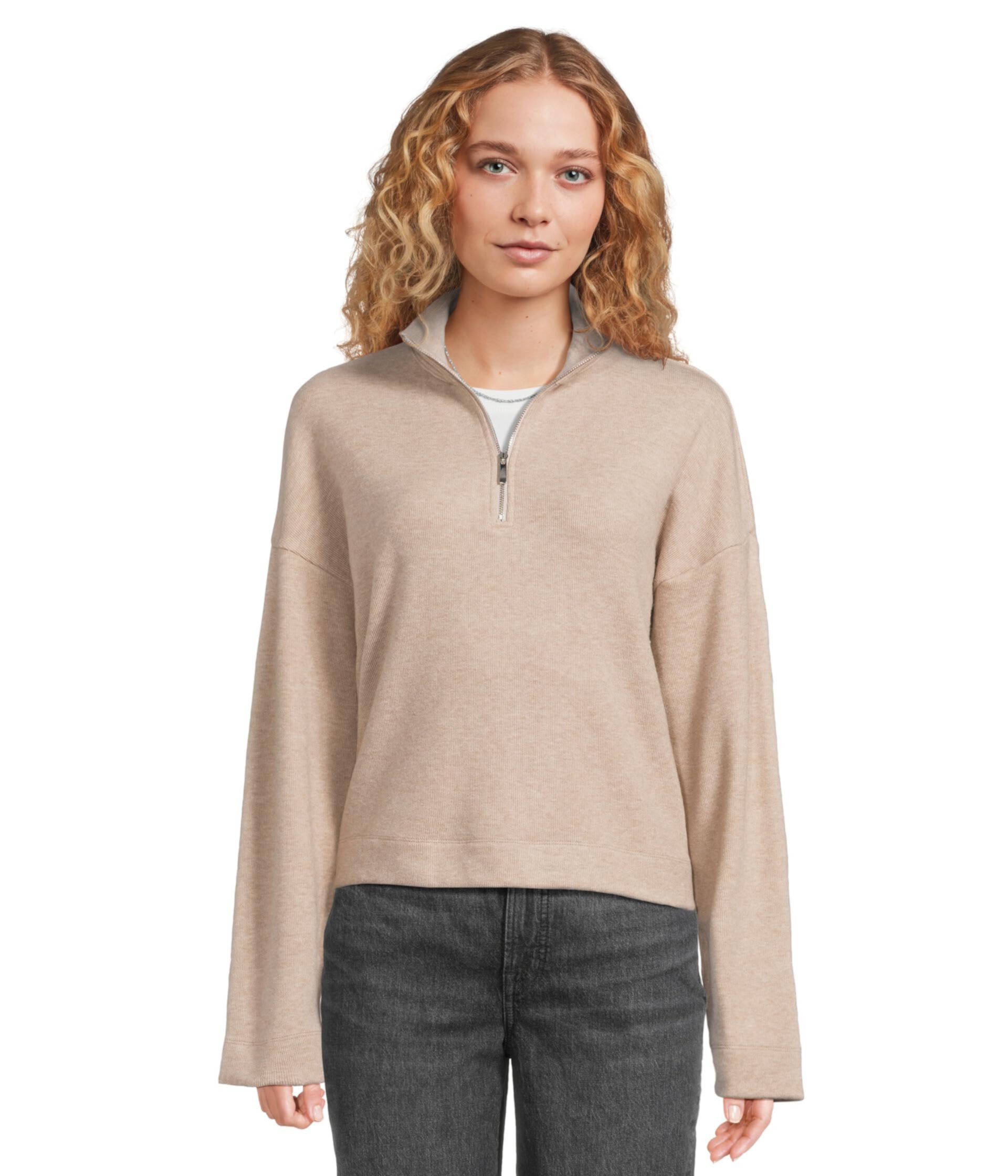 Женская Футболка Madewell Cozy Handed Zip-Up Madewell