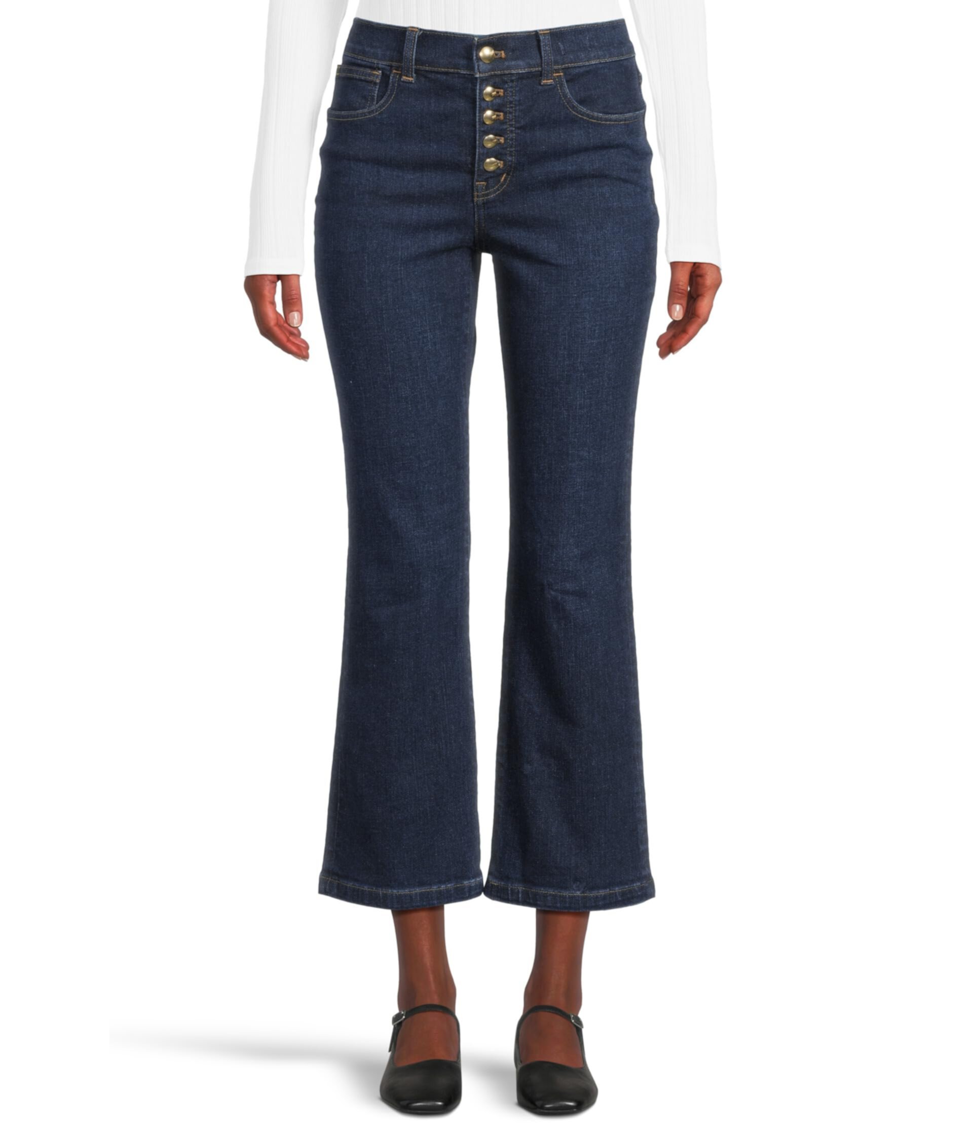 Женские Джинсы bootcut Madewell Kick Out In Rinse With Patch Pocket In Larkspur Madewell