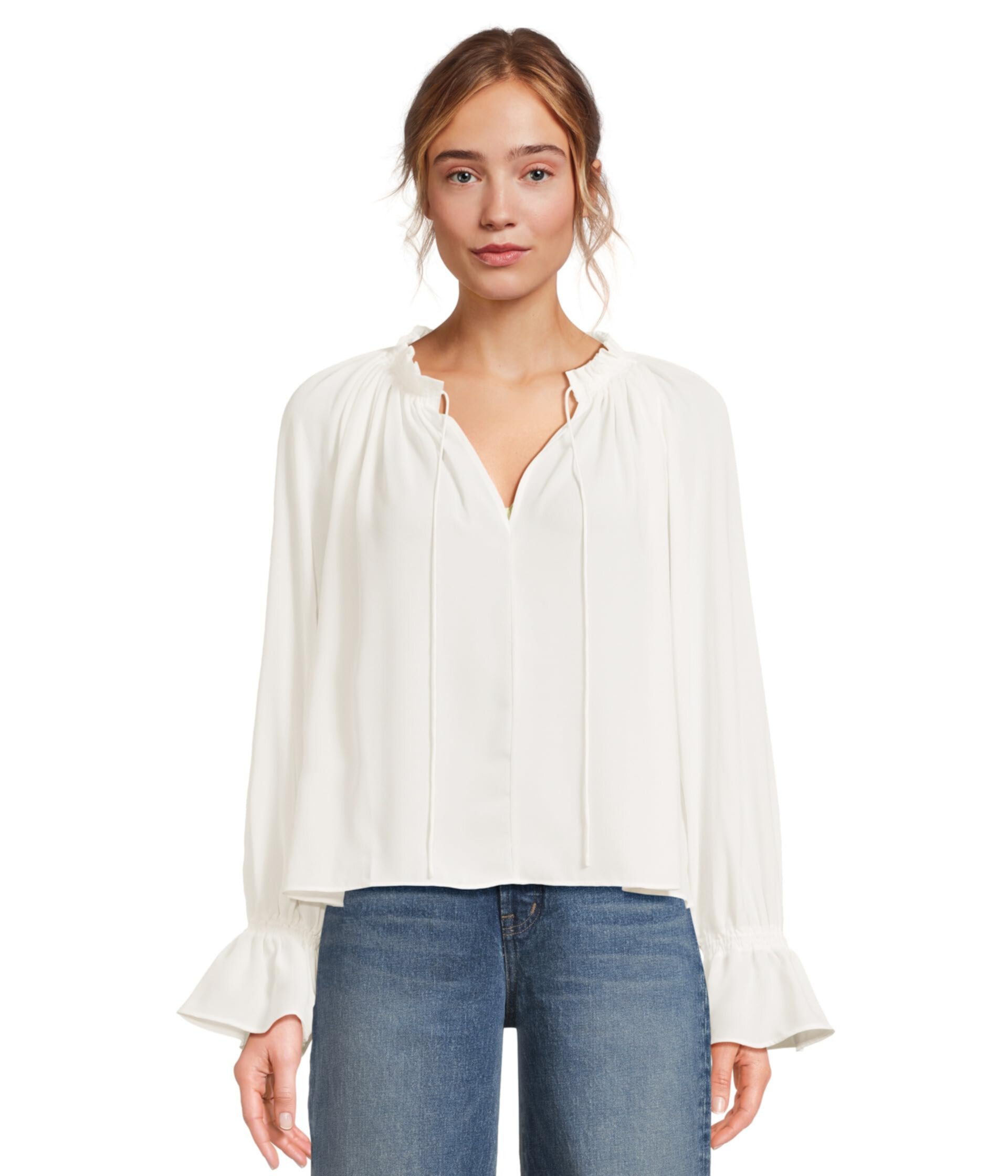 Женская Блузка Madewell Nayla Boho с длинным рукавом Madewell