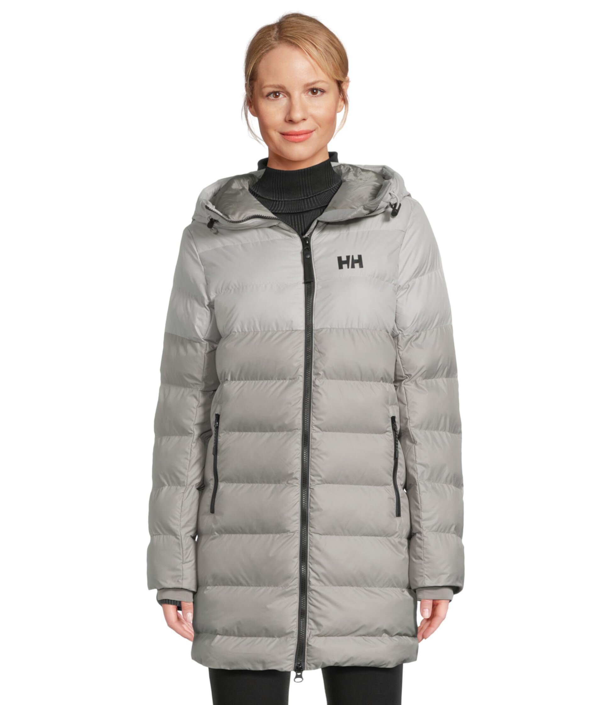 Пуховик Helly Hansen Active Puffy Parka с синтетическим утеплителем и водозащитой из полиэстера, длинными рукавами и капюшоном Helly Hansen