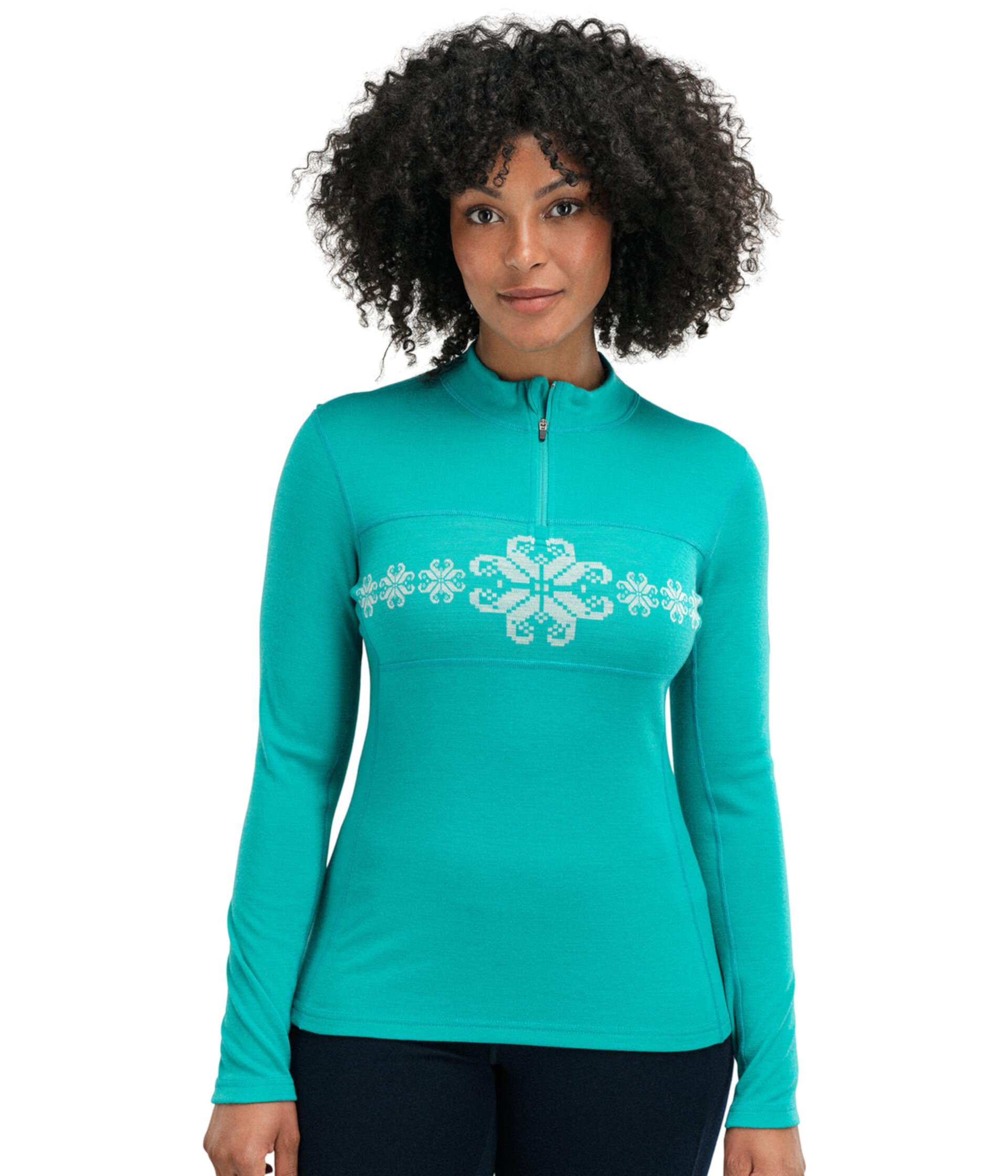 Женская Футболка Dale of Norway Falkeberg Baselayer 1/2 Zip Dale of Norway