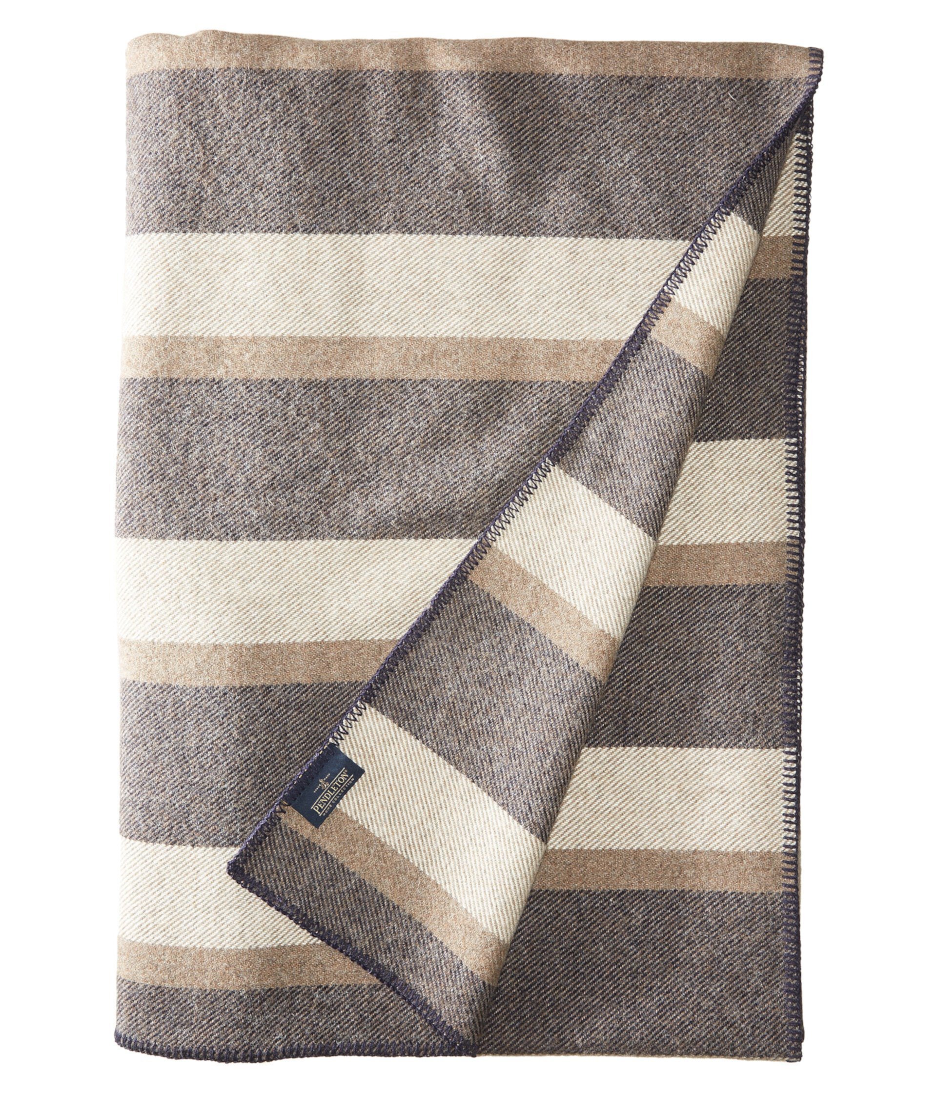 Eco-Wise Wool Stripe Blanket - Queen Pendleton