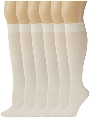 SUMONA 6 Pairs Women Opaque Stretchy Spandex Knee High Trouser Socks SUMONA