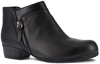 Ботильоны Rockport Carly Work с защитным носком и молнией сбоку Rockport