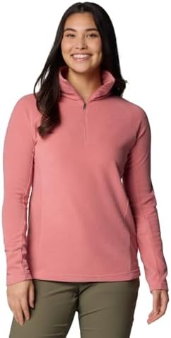 Женская Флисовая кофта Columbia Glacial IV Half Zip, Pink Agave, Medium Columbia