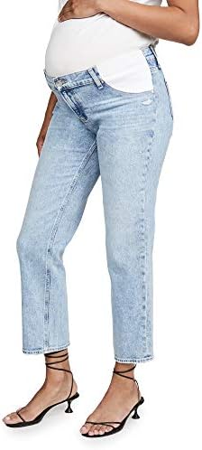 PAIGE Women's Noella Straight Maternity Jeans Paige