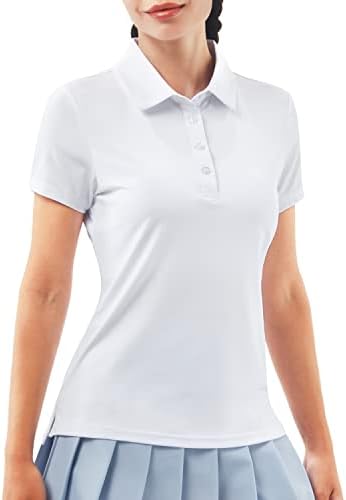 Women's Golf Shirt Short Long Sleeve Polo Shirts Lightweight Quick-Dry Workout Daily Work Shirts Tops for Women Iseegz