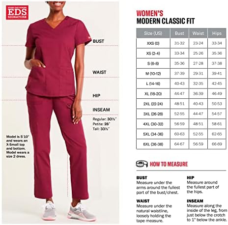 Dickies EDS Signature Scrubs for Women, Drawstring Cargo Pants 86206 Dickies