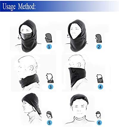 Warm Fleece Balaclava Ski Bike Full Face Mask Neck Warmer Winter Sports Cap Purjoy