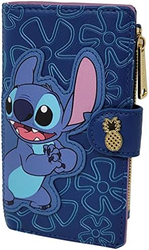 Сумка клатч Loungefly Disney Stitch с застёжкой на клапане Loungefly