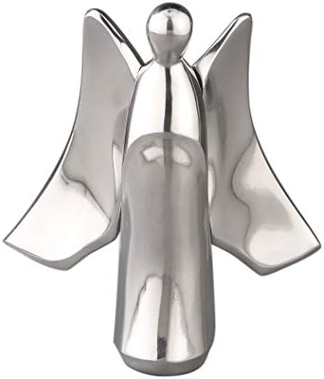 Nambe Nativity Angel Figurine - Nambé Metal Alloy Holiday Collectible for Christmas Decor, Festive Accents for Holiday Mantel Figurines, Table Centerpiece, Bookshelf Display Nambe