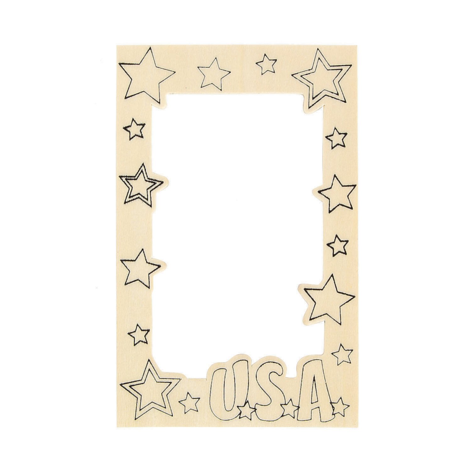 Color Your Own Patriotic Frames W/ Magnets - Craft Kits - 12 Pieces Fun Express