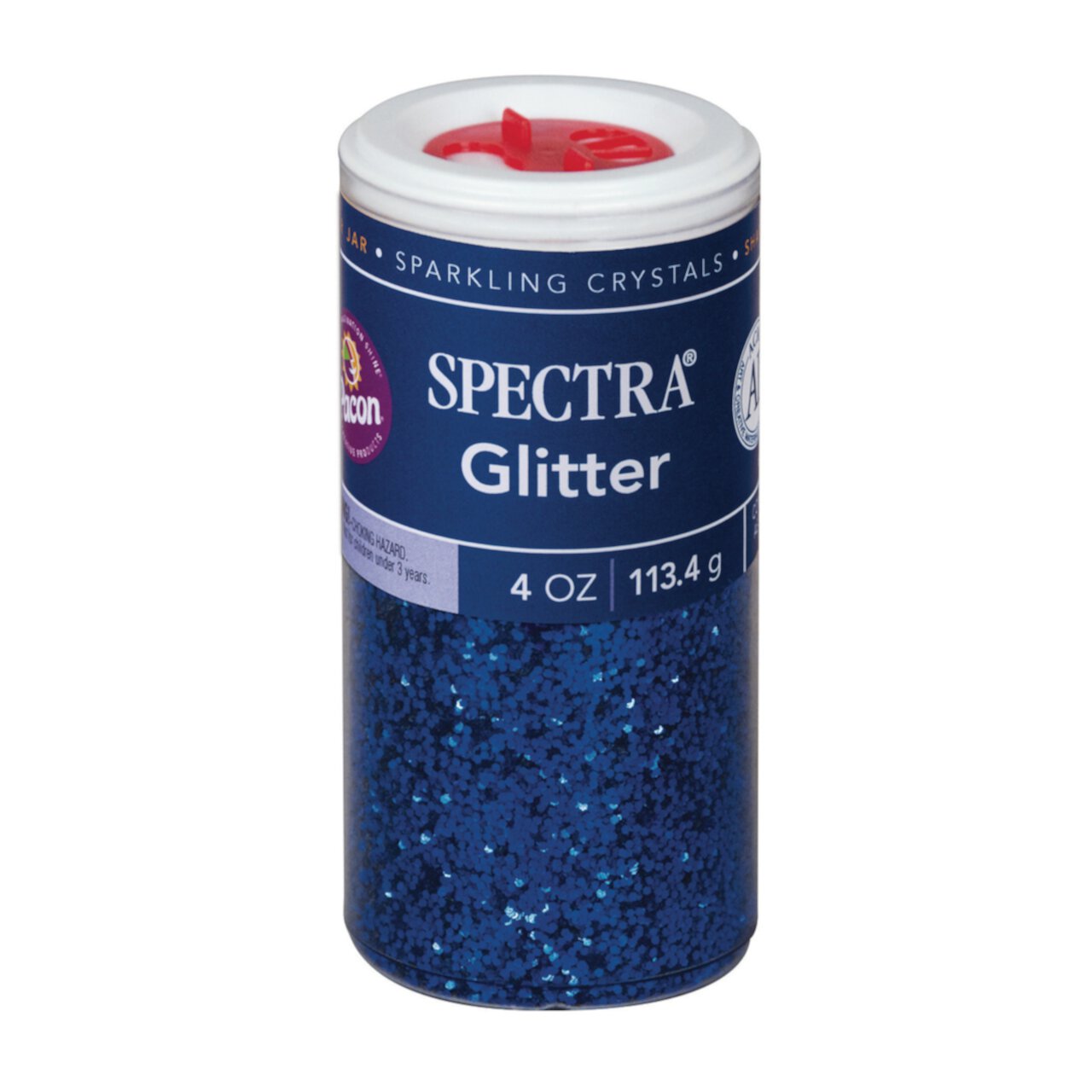 Pacon Spectra Glitter Sparkling Crystals, 4 oz., Blue Pacon