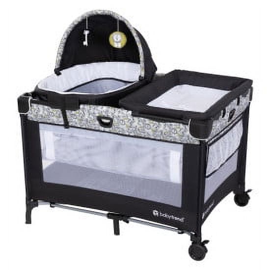 Baby Trend Nursery Den Playard with Snooze Pod and Flip Over Changer - Hidden Jungle Trio Visit the Baby Trend Store