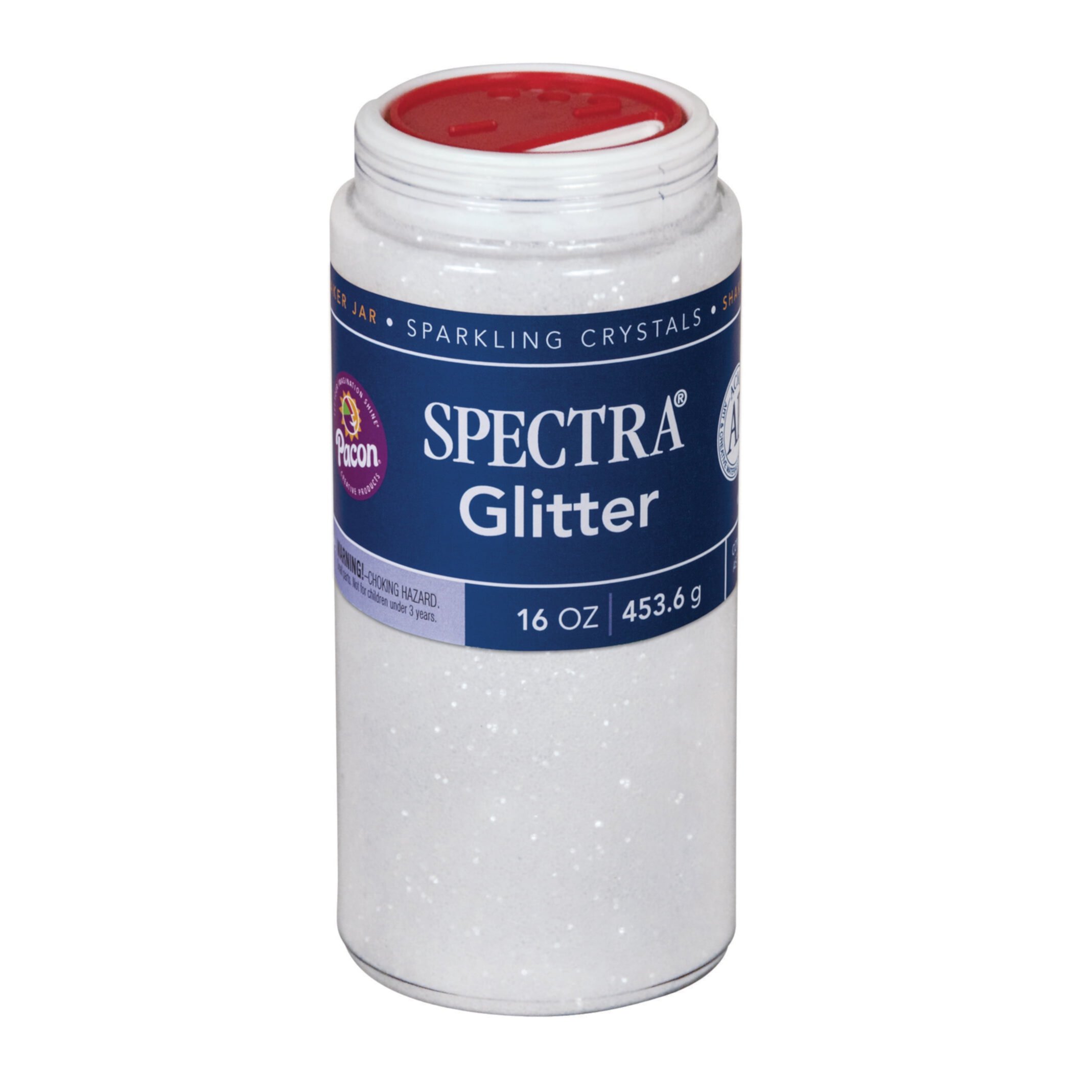 Spectra Non-Toxic Glitter Crystal, 1 lb Jar, Clear Pacon