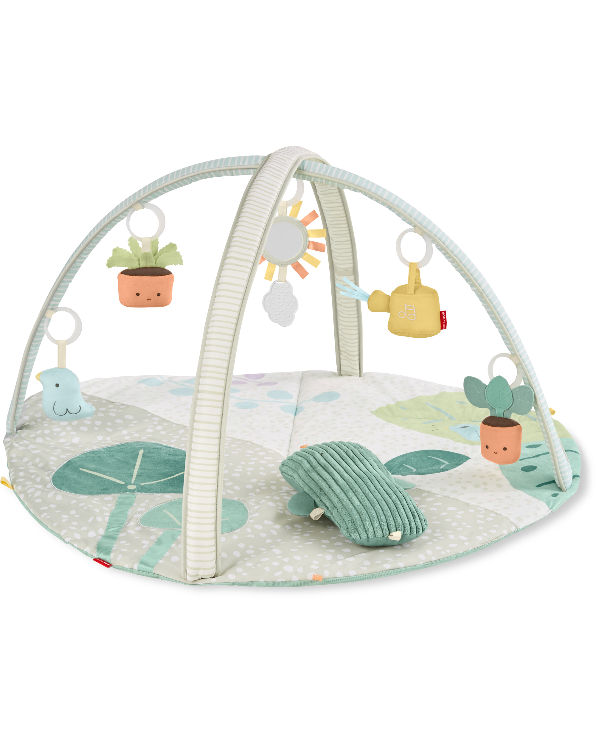 Skip Hop Baby Tummy Time Mat, 3-in-1 Activity Play Gym, Age 0+, Garden Oasis, Green Multi Skip Hop