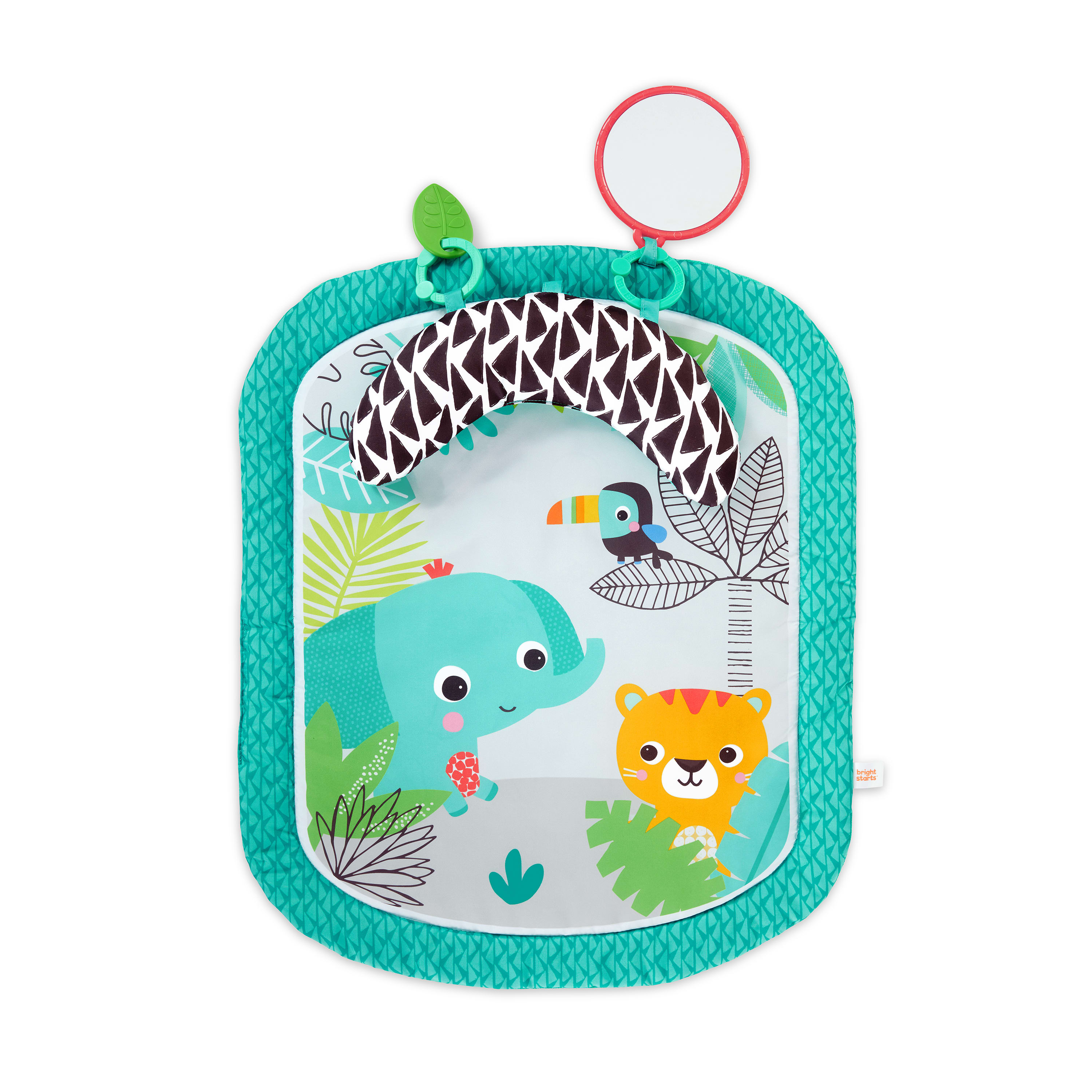 Bright Starts Tummy Time Baby Playmat, Totally Tropical Bright Starts