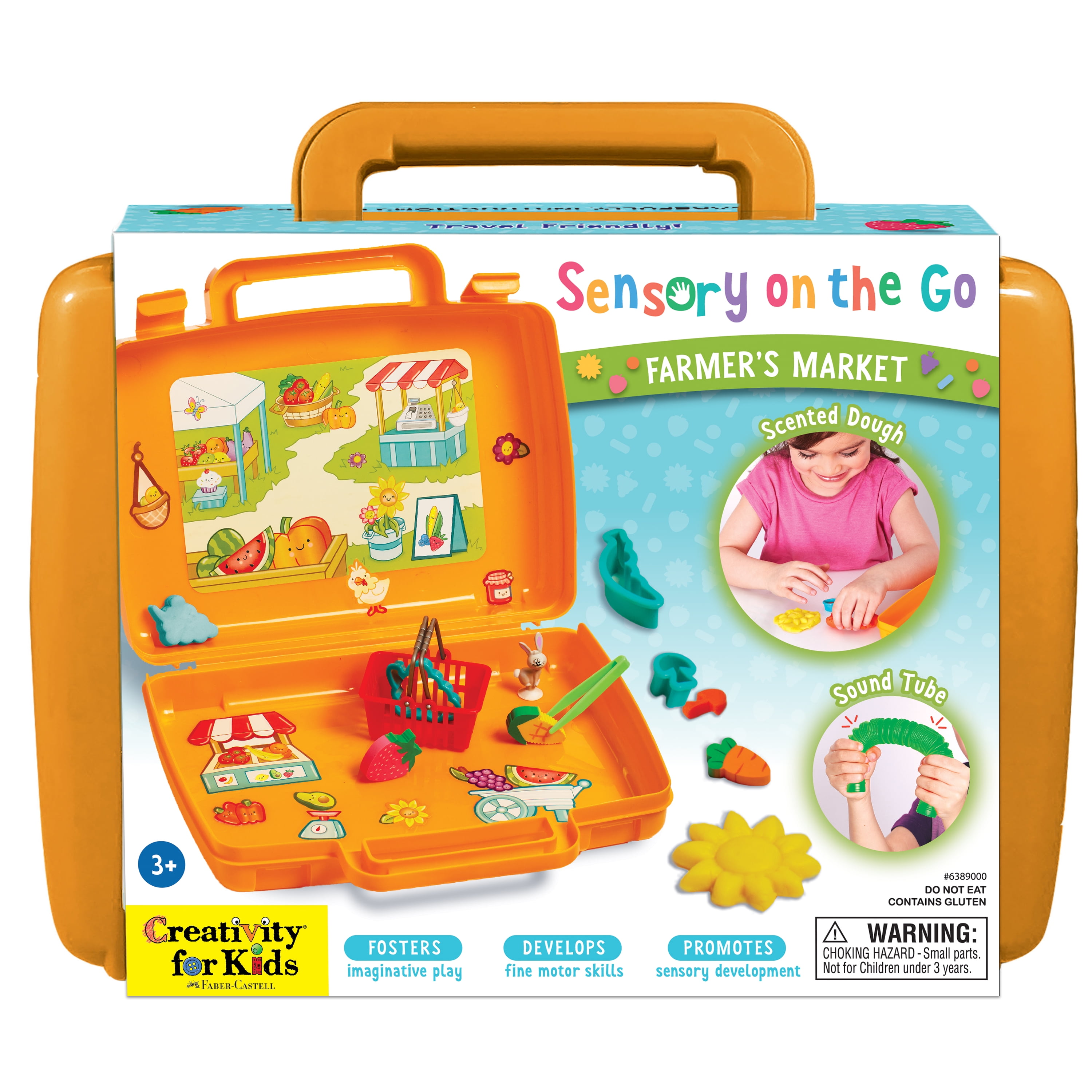 Creativity for Kids Sensory On The Go: Farmers Market, Sensory Toys for Toddlers Ages 3-4+ Creativity for Kids