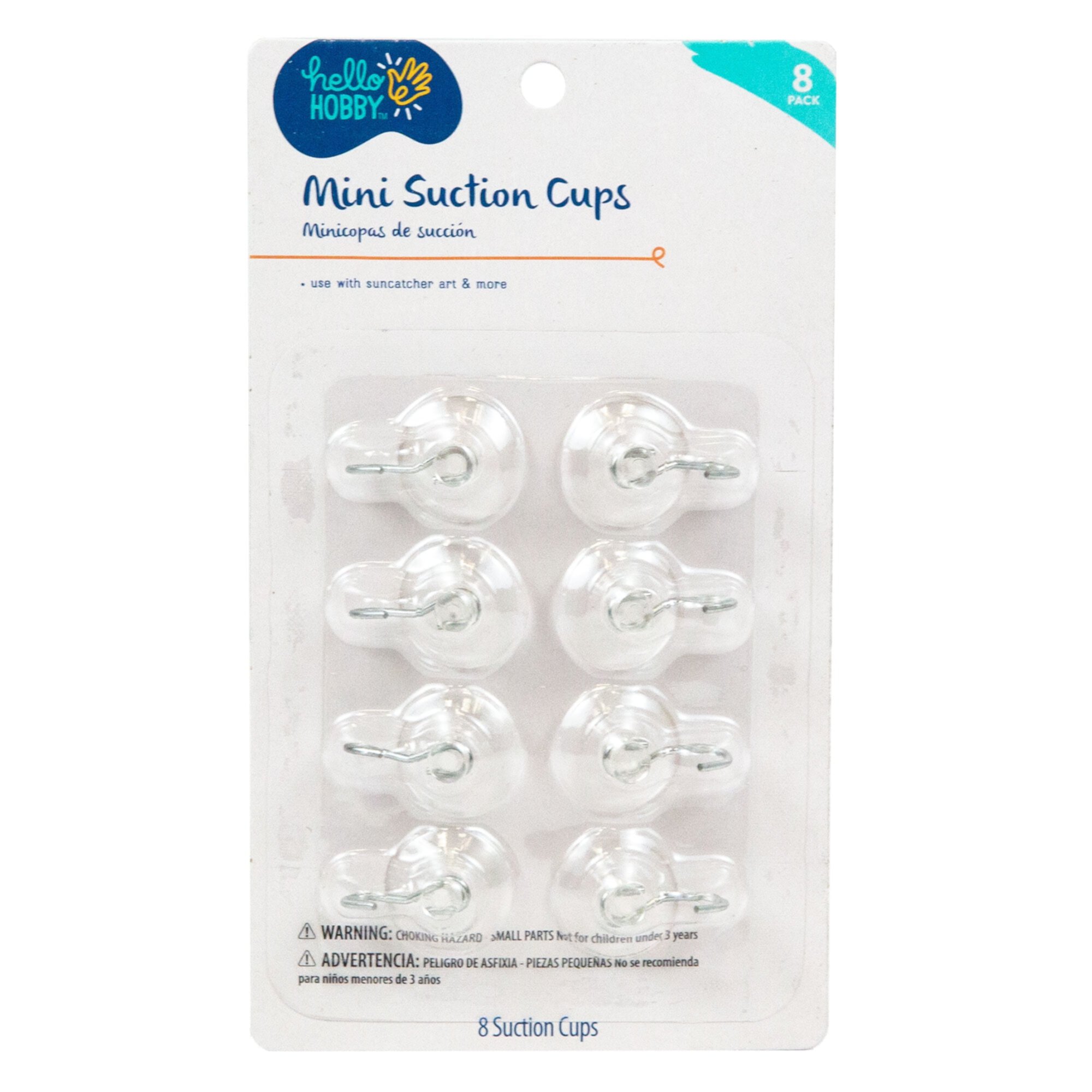 Hello Hobby Mini Suction Cups, 8-Pack Hello Hobby