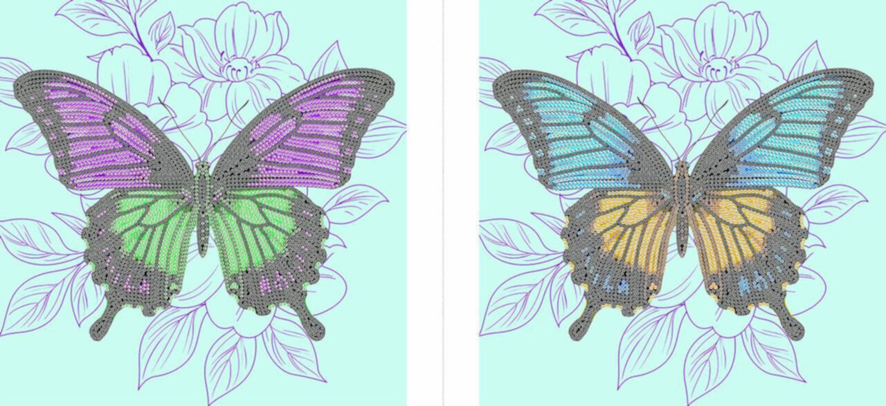 DIAMOND DOTZ® TWINS Butterfly Pair Special Edition Diamond Painting Kit DIAMOND DOTZ