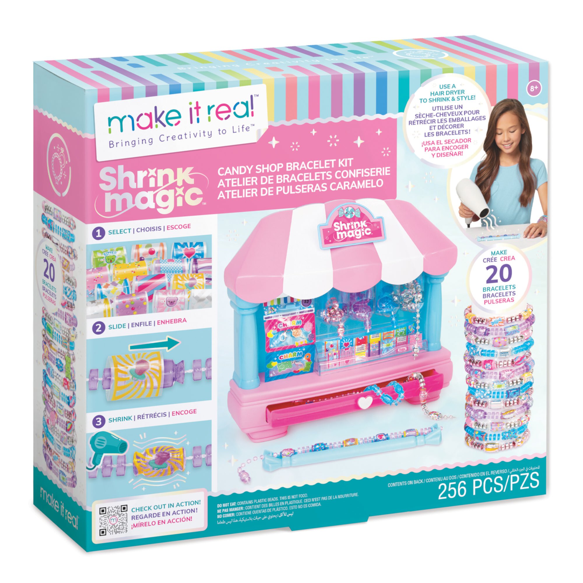 Make It Real: Shrink Magic Candy Shop Bracelet Kit Make It Real