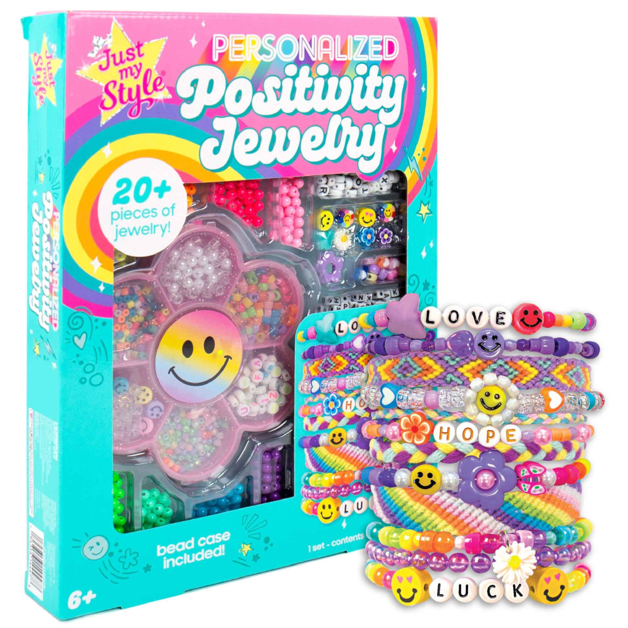 Just My Style Positivity Jewelry, Plastic, Boys and Girls, Child, Ages 6+ Just My Style