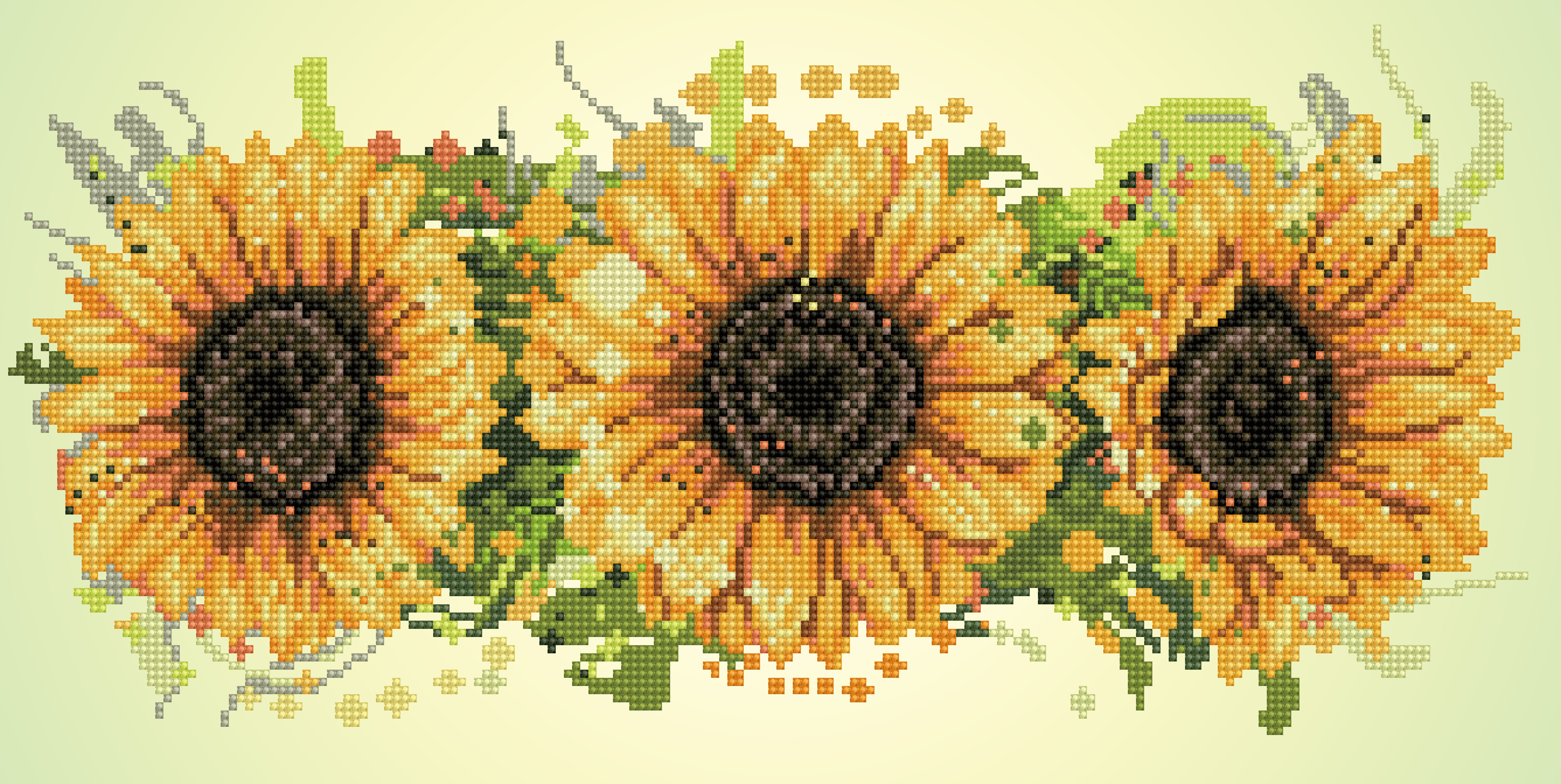 DIAMOND DOTZ® Sunflower Landscape Special Edition Diamond Painting Kit DIAMOND DOTZ