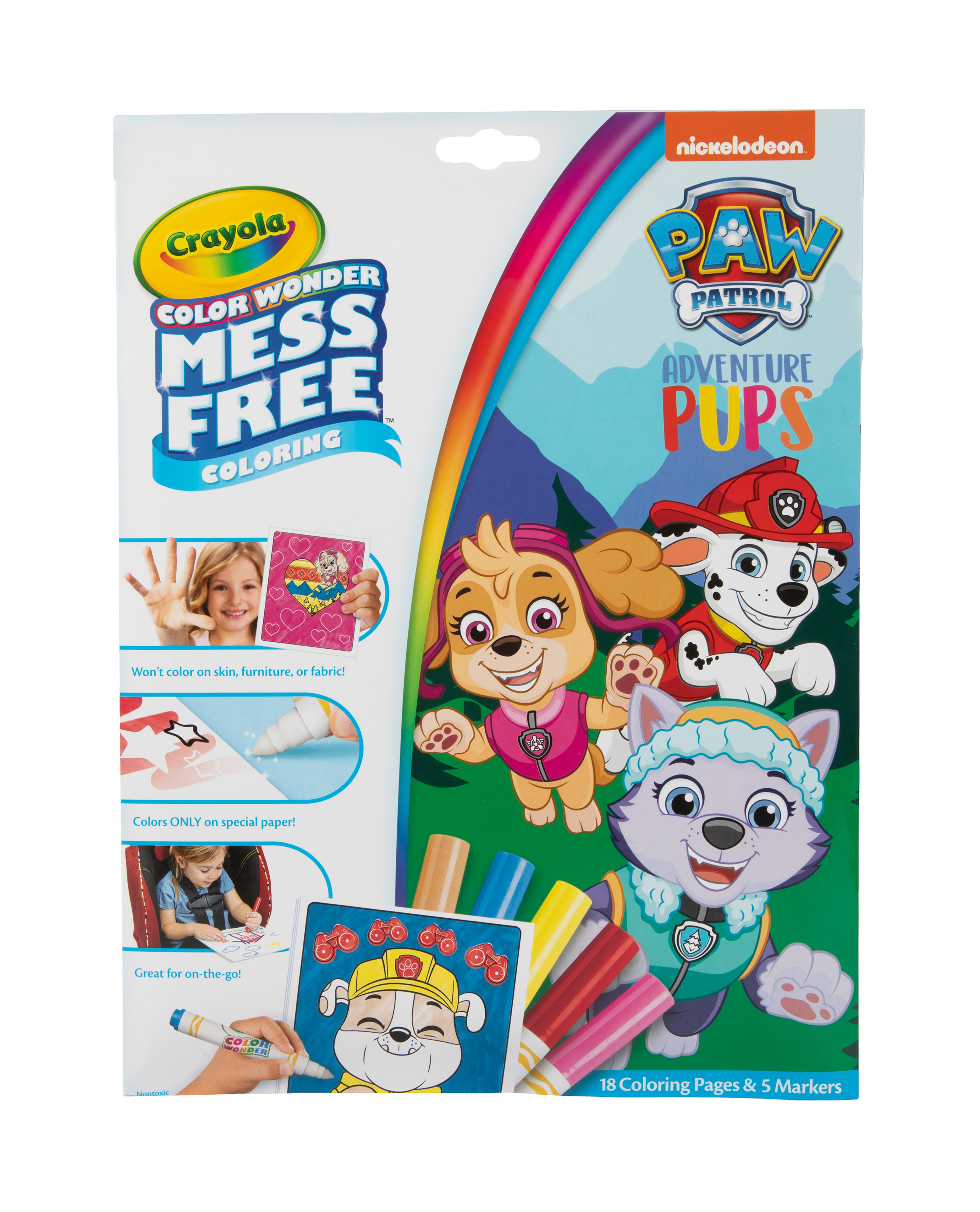 Crayola Color Wonder Paw Patrol, Mess Free Coloring Pages & Markers, Gifts, Beginner Unisex Child Crayola