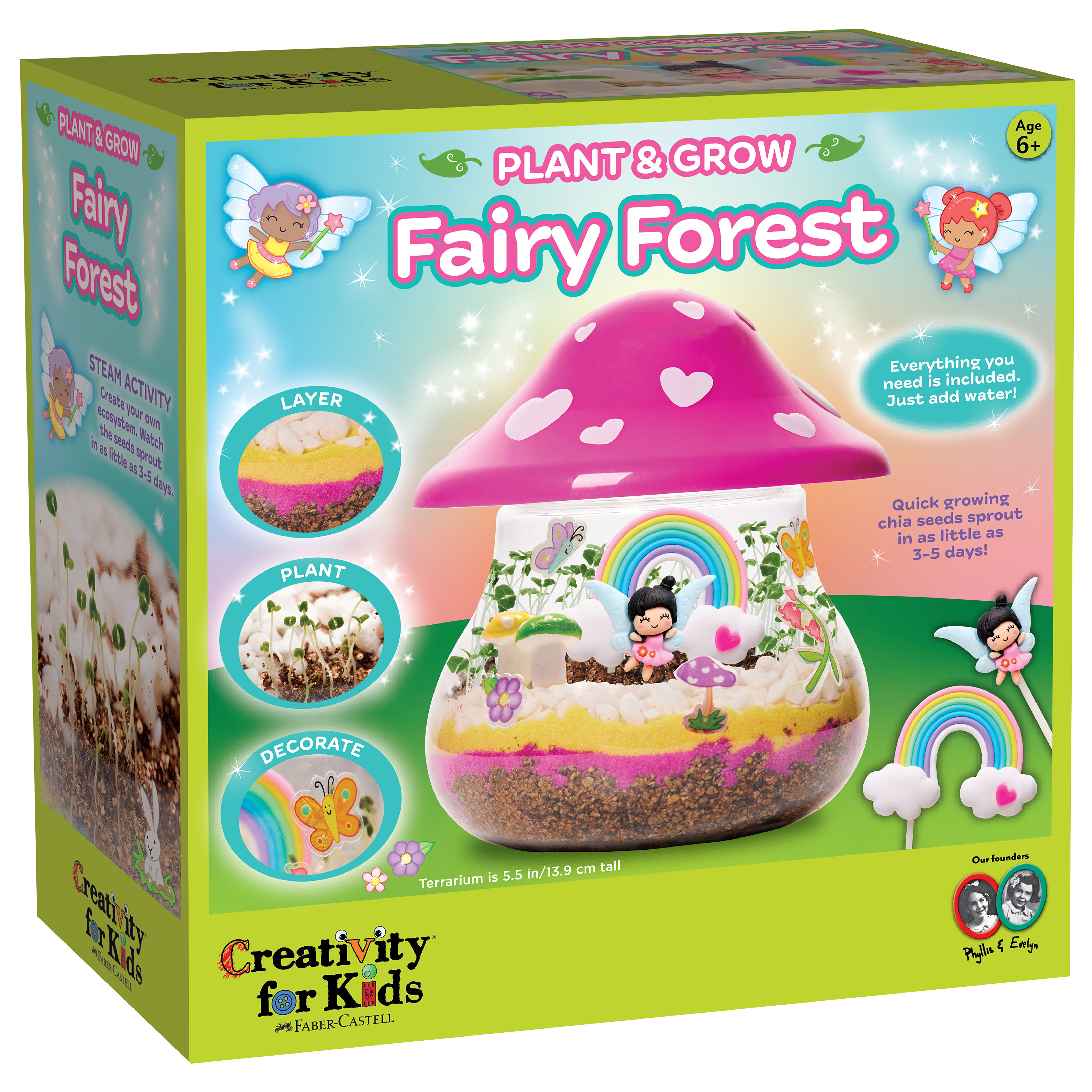 Creativity for Kids Fairy Forest Garden- Child, Beginner Craft Kit for Ages 6 to 9, Boys and Girls Creativity for Kids